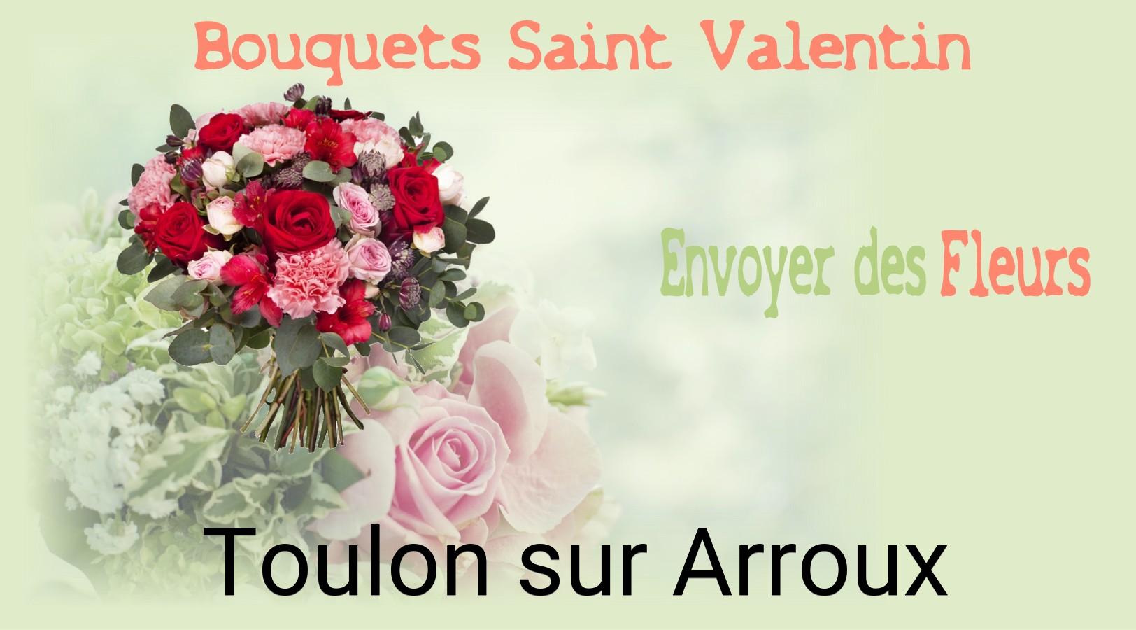 Roses de Saint-Valentin livrées à Toulon-sur-Arroux